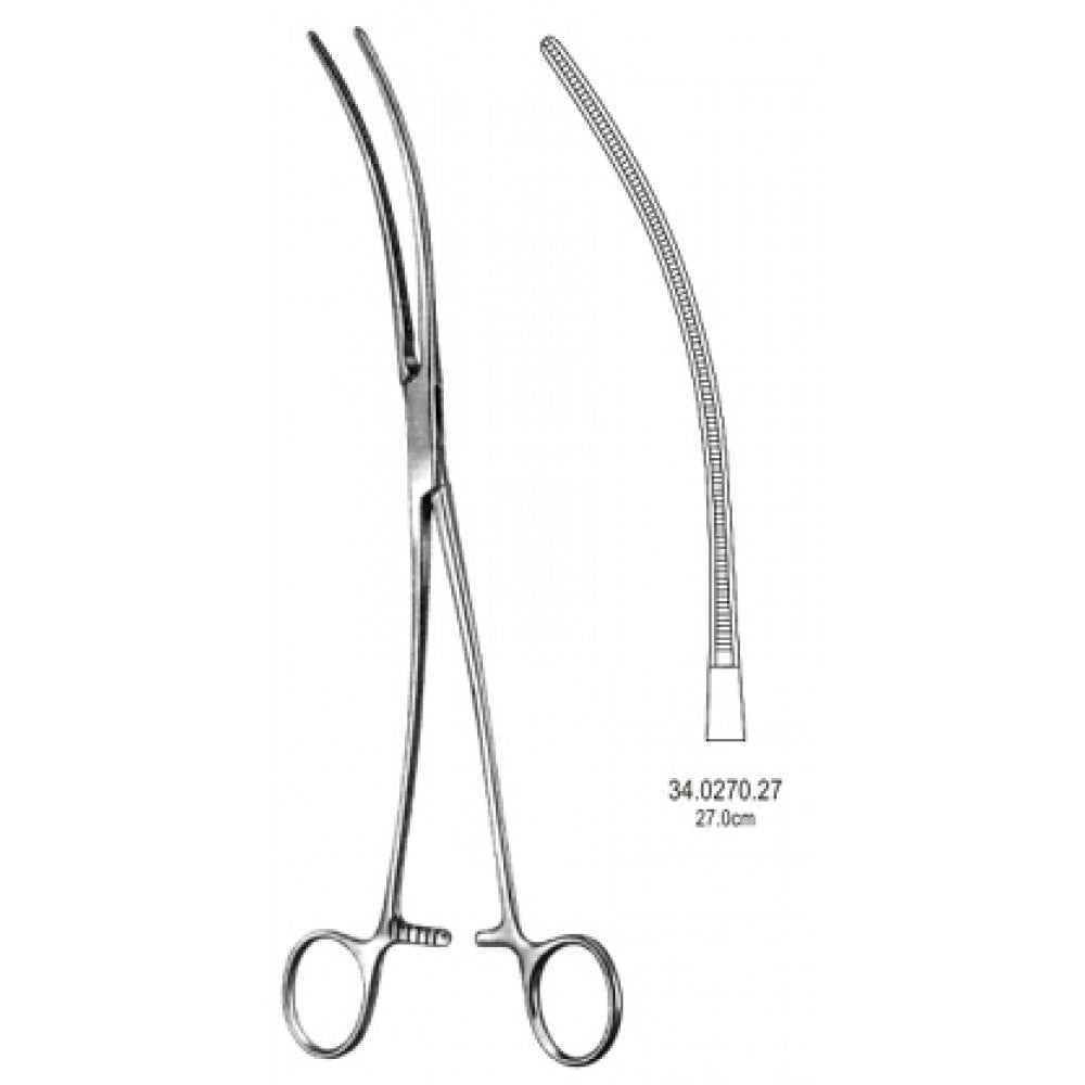 DeBakey Aortic Aneurysm Clamp Atraumatic 27cm – Surgix Instruments