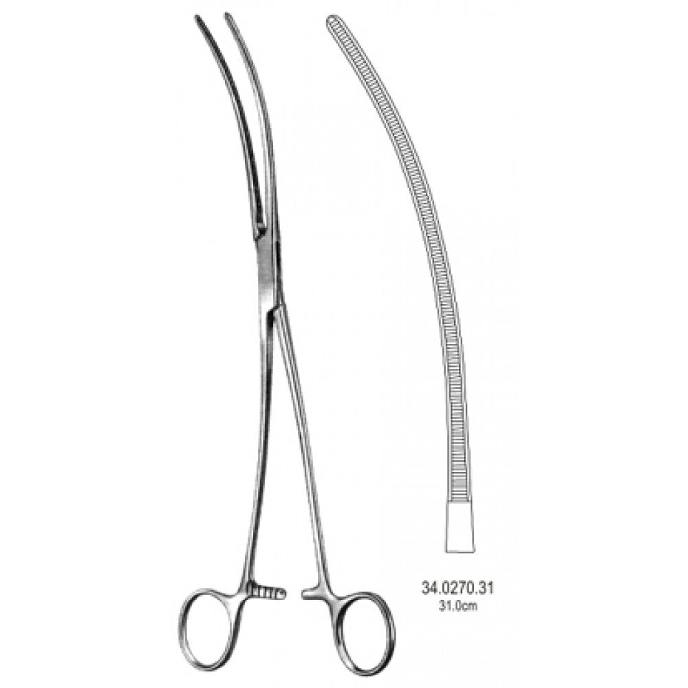 DeBakey Aortic Aneurysm Clamp Atraumatic 31cm – Surgix Instruments