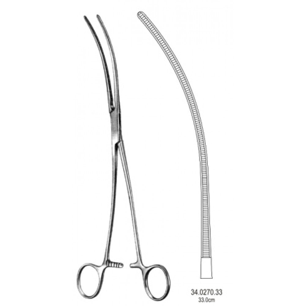DeBakey Aortic Aneurysm Clamp Atraumatic 33cm – Surgix Instruments