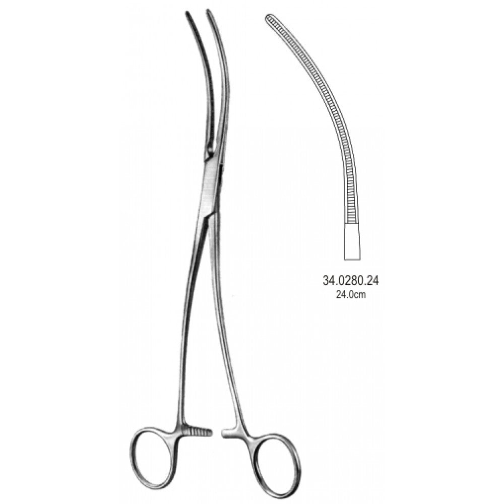 DeBakey Bahnson Aortic Aneurysm Clamp 24cm – Surgix Instruments