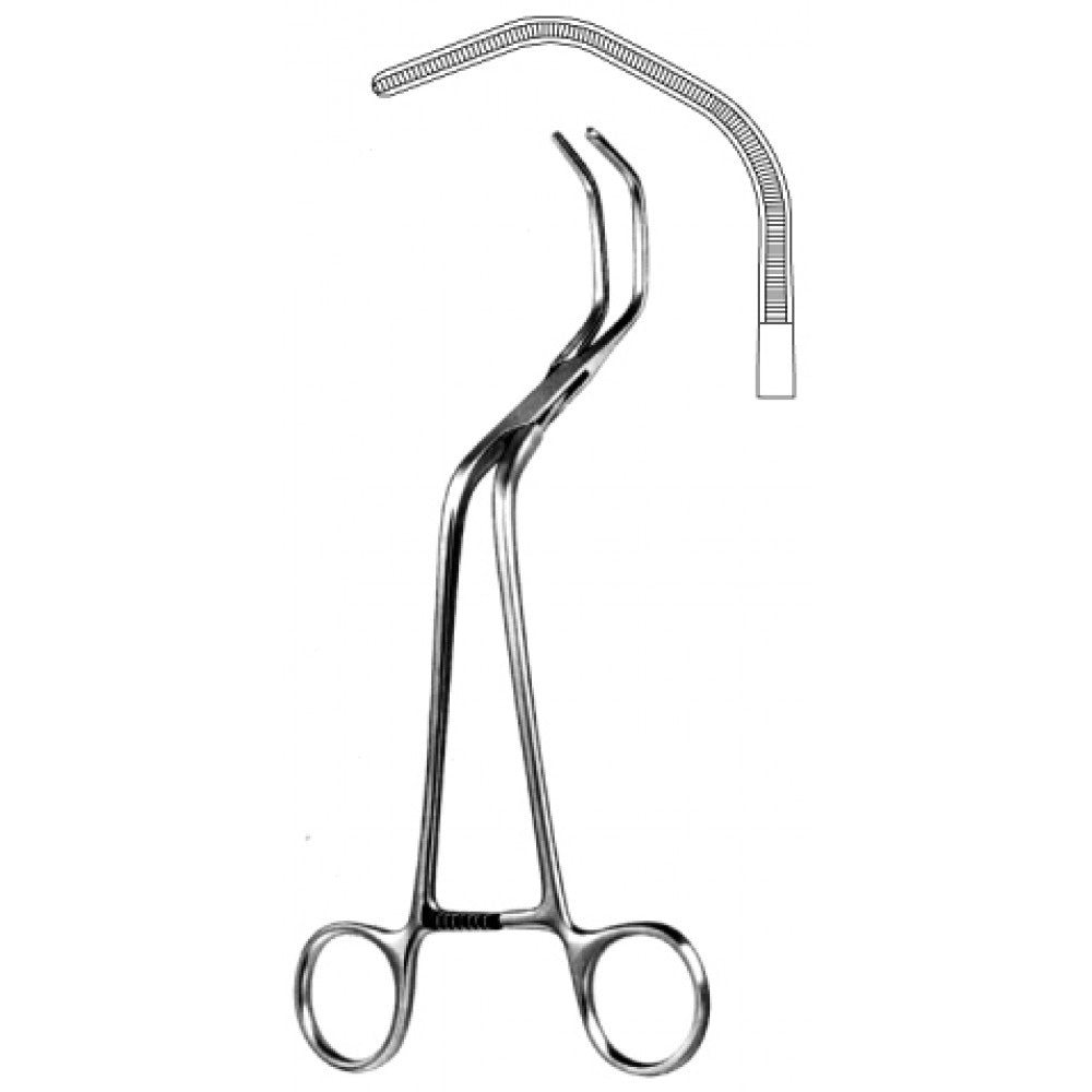 Diethrich Aortic Atraumatic Clamp 21cm – Surgix Instruments
