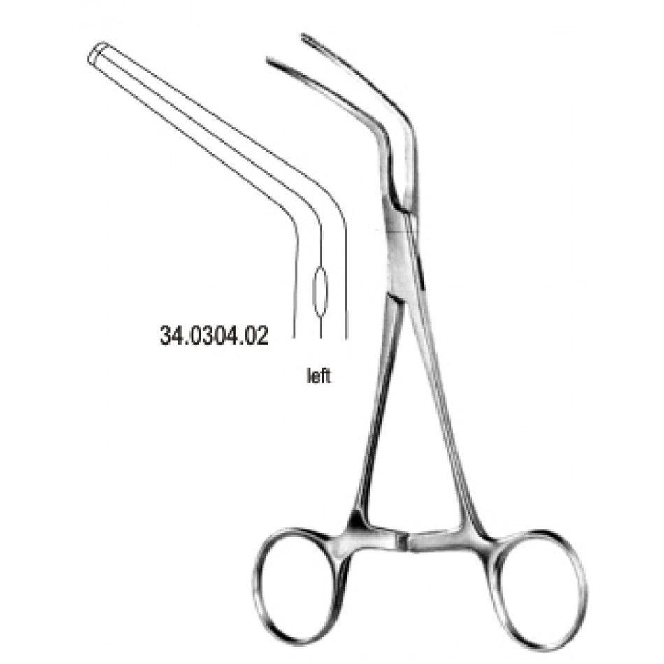 Subramanian Aortic Pedi. Clapm left 15.5cm – Surgix Instruments