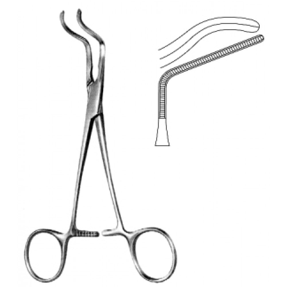 Subramanian Miniature Aor. Pedi. Clapm 15.5cm – Surgix Instruments