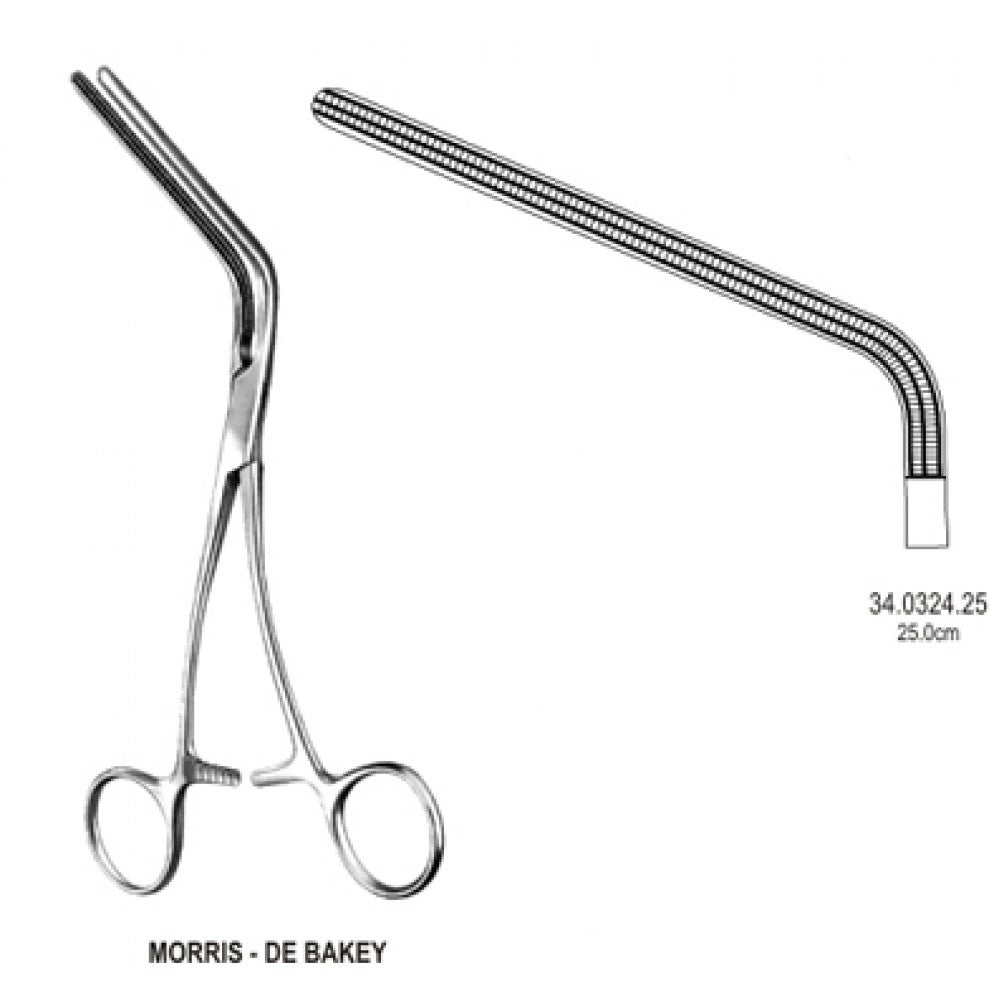 DeBakey-Morris Aortic Clamp Atraumatic 25cm – Surgix Instruments