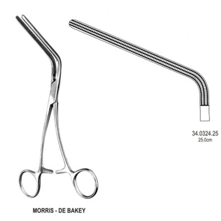DeBakey-Morris Aortic Clamp Atraumatic 25cm – Surgix Instruments