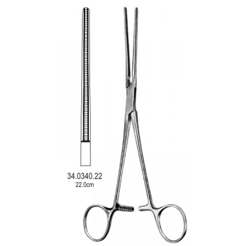Potts Coarctation Forceps Atraumatic Straight 22cm – Surgix Instruments