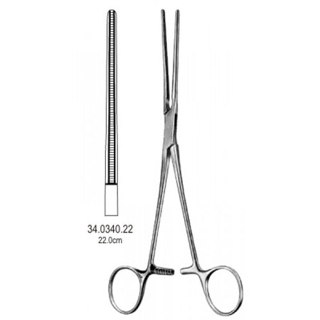 Potts Coarctation Forceps Atraumatic Straight 22cm – Surgix Instruments