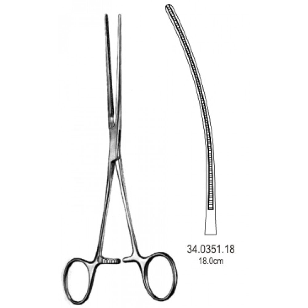 Brainbridge Atraumatic blood vessel clamp 18cm – Surgix Instruments