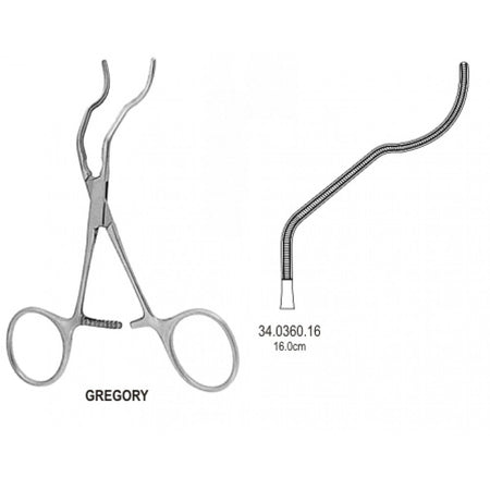 Gregory Atraumatic Profunda Clamp 16cm – Surgix Instruments