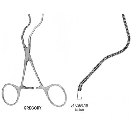 Gregory Atraumatic Profunda Clamp 18cm – Surgix Instruments