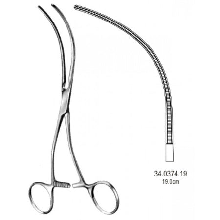 Debakey Peripheral Vascular Clamp S, Curved 19cm – Surgix Instruments