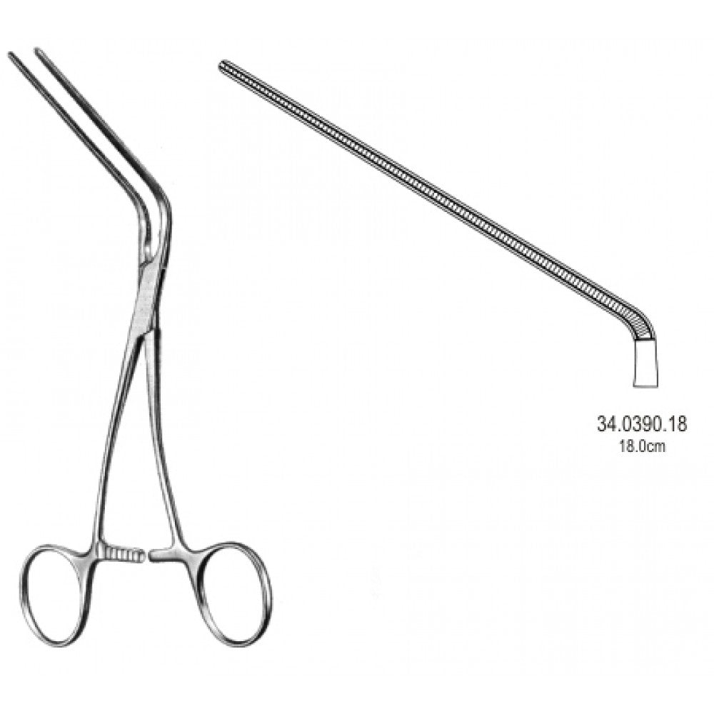 Leland Jones Peripheral Vascular Clamp 18cm – Surgix Instruments