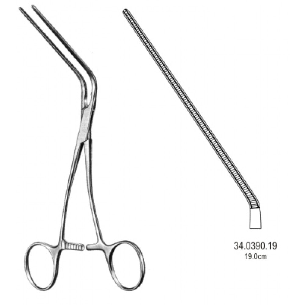 Leland Jones Peripheral Vascular Clamp 19cm – Surgix Instruments