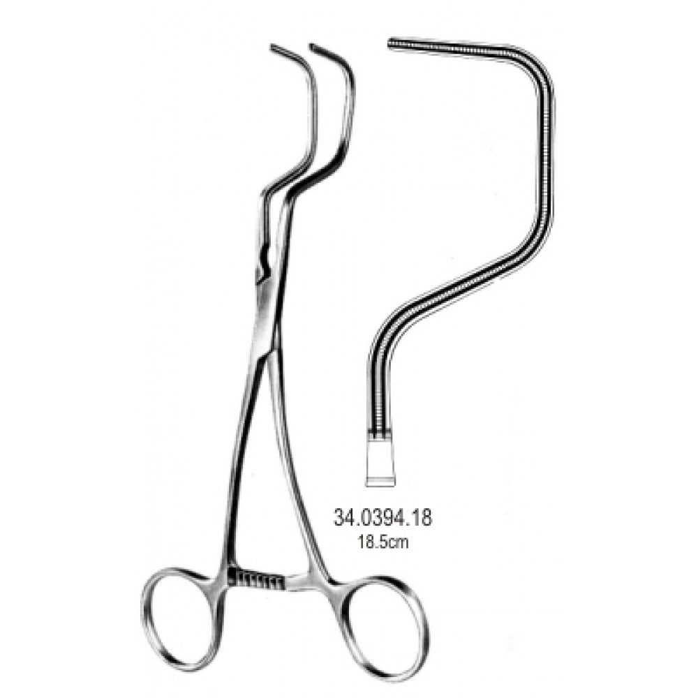 Dale Peripheral Vascular Clamp 18.5cm – Surgix Instruments