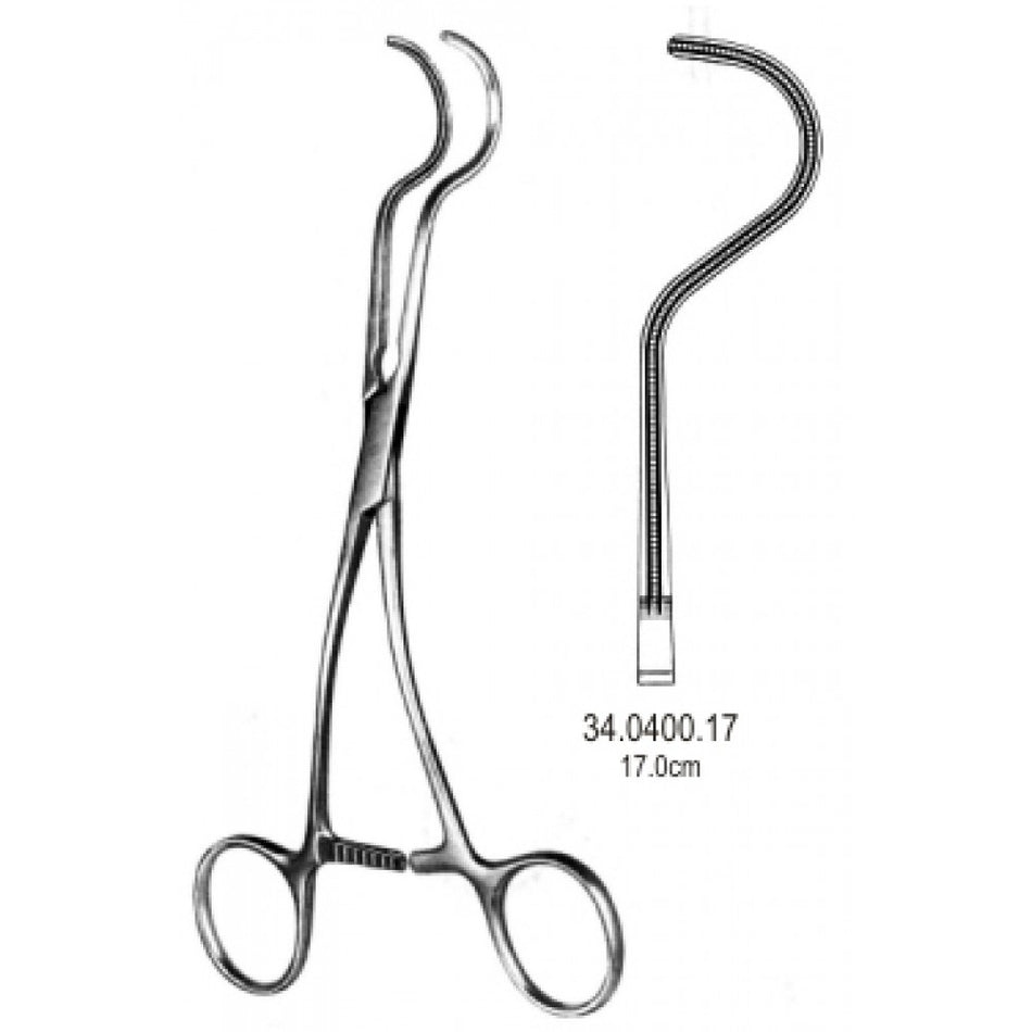Dale Peripheral Vascular Clamp 17cm – Surgix Instruments
