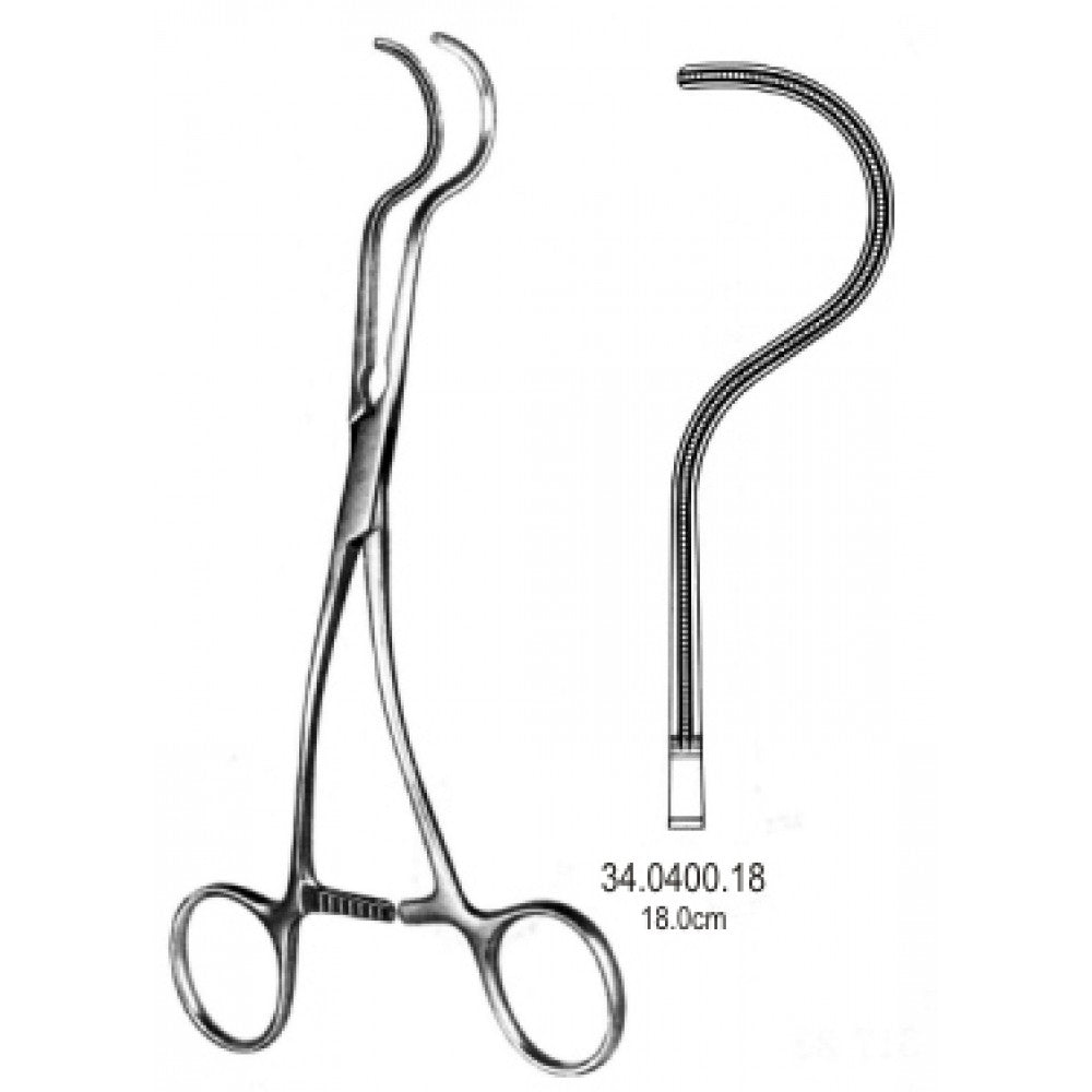 Dale Peripheral Vascular Clamp 17.5cm – Surgix Instruments