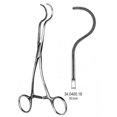 Dale Peripheral Vascular Clamp 17.5cm – Surgix Instruments
