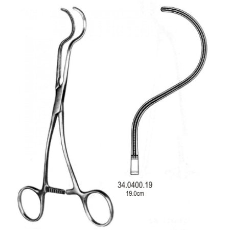 Dale Peripheral Vascular Clamp 18.5cm – Surgix Instruments