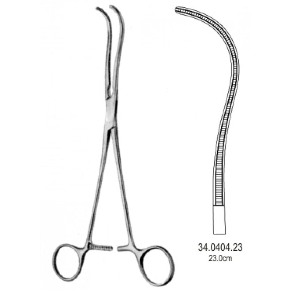 DeBakey Atraumatic blood vessel clamp 23cm – Surgix Instruments