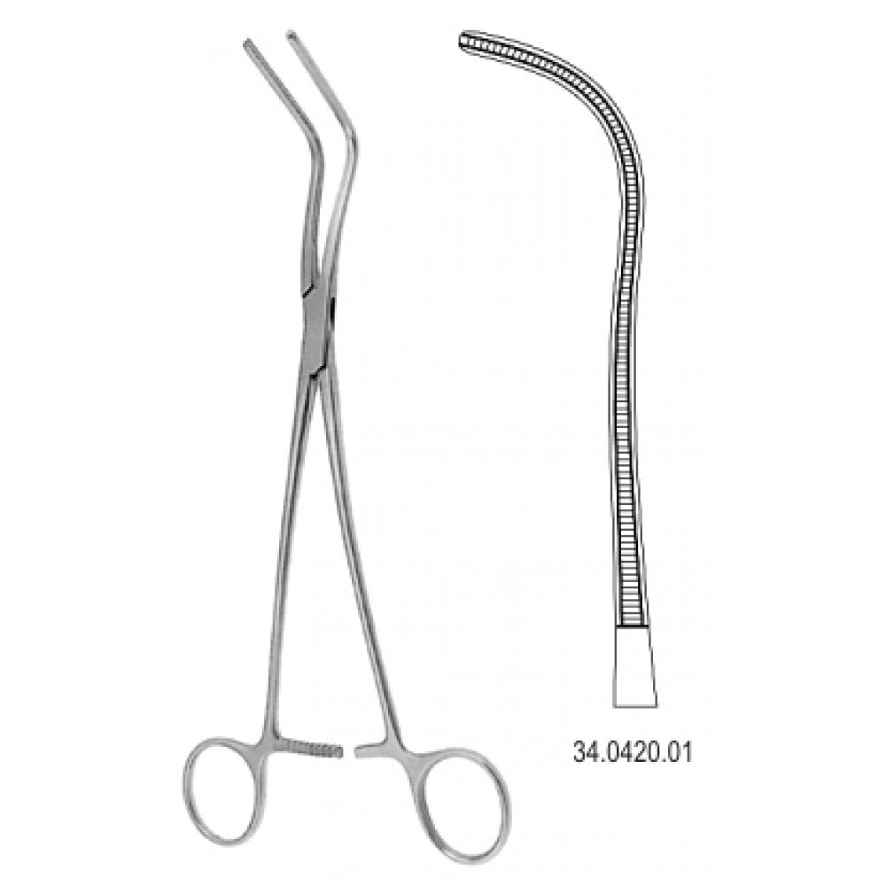 DeBakey-Harken Atraumatic Auricle clamp 24cm – Surgix Instruments