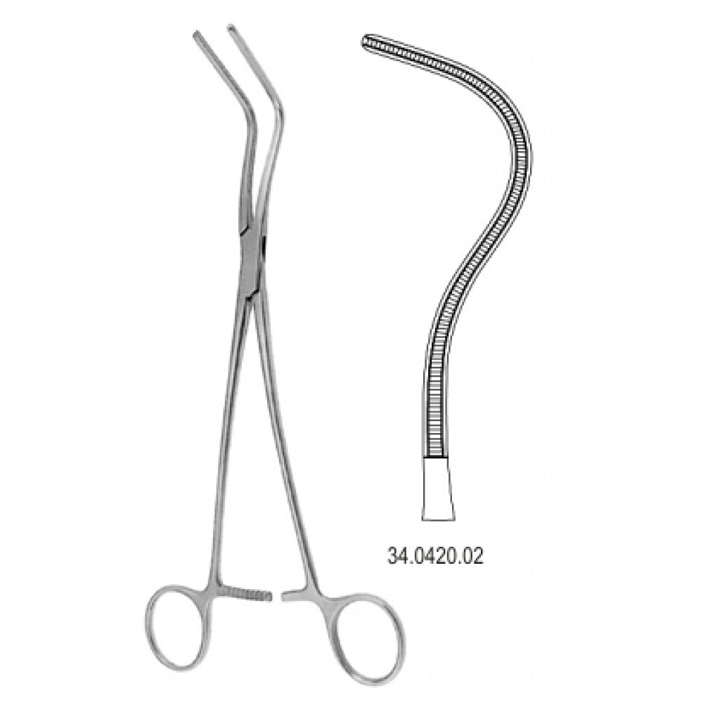 DeBakey-Harken Atraumatic Auricle clamp 24cm – Surgix Instruments