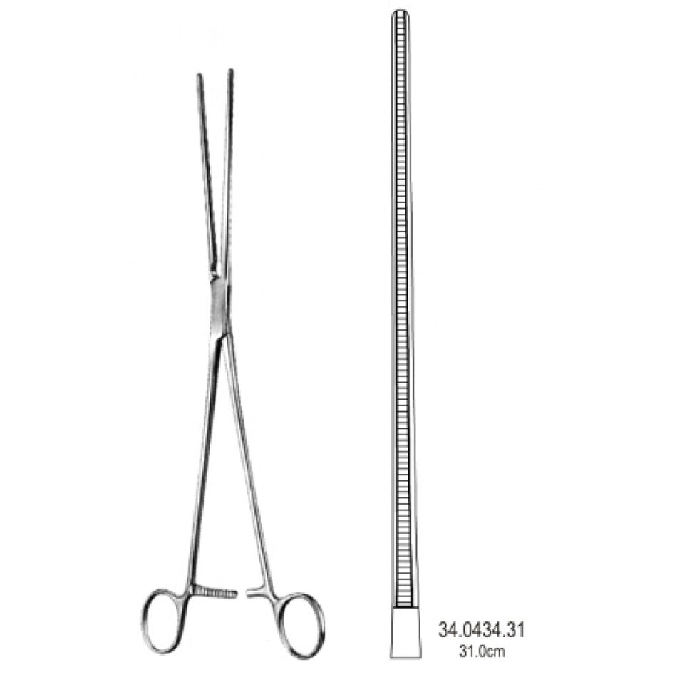 Potts Atraumatic Blood Vessel Forceps Straight 31.5cm – Surgix Instruments