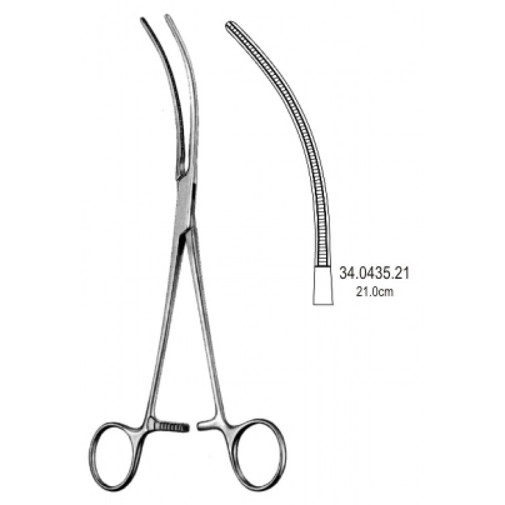 Potts Atraumatic Blood Vessel Forceps Curved 21.5cm – Surgix Instruments
