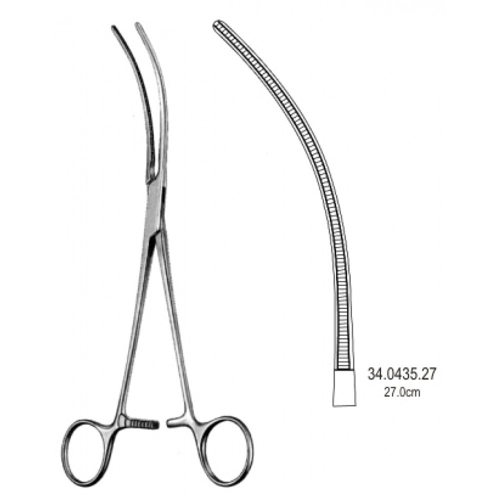 Potts Atraumatic Blood Vvessel Forceps Curved 27cm – Surgix Instruments
