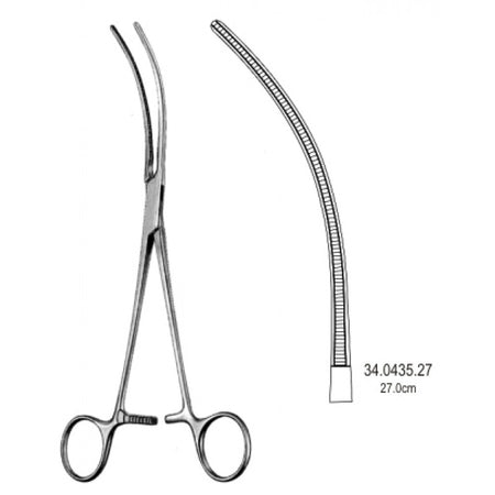 Potts Atraumatic Blood Vvessel Forceps Curved 27cm – Surgix Instruments