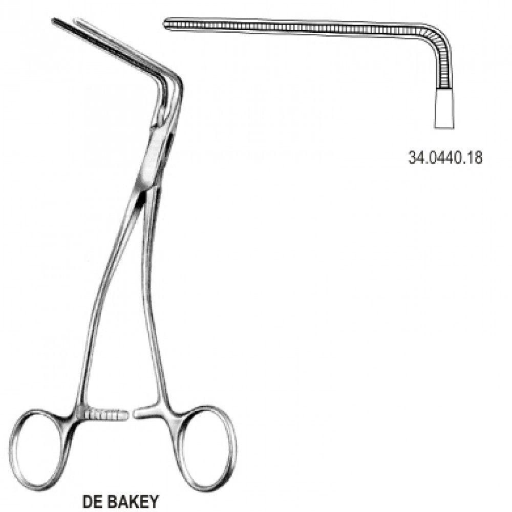 DeBakey Atraumatic Blood Vessel Forceps 18cm – Surgix Instruments