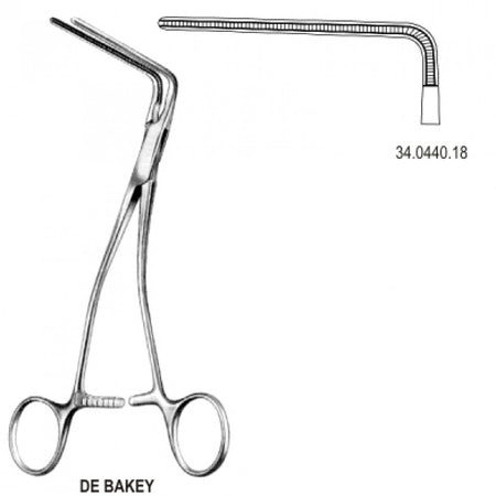 DeBakey Atraumatic Blood Vessel Forceps 18cm – Surgix Instruments