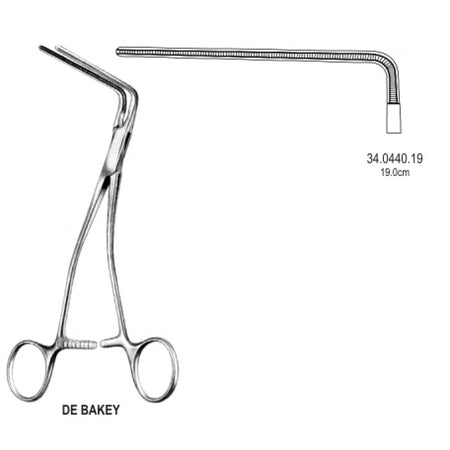 DeBakey Atraumatic Blood Vessel Forceps 19cm – Surgix Instruments
