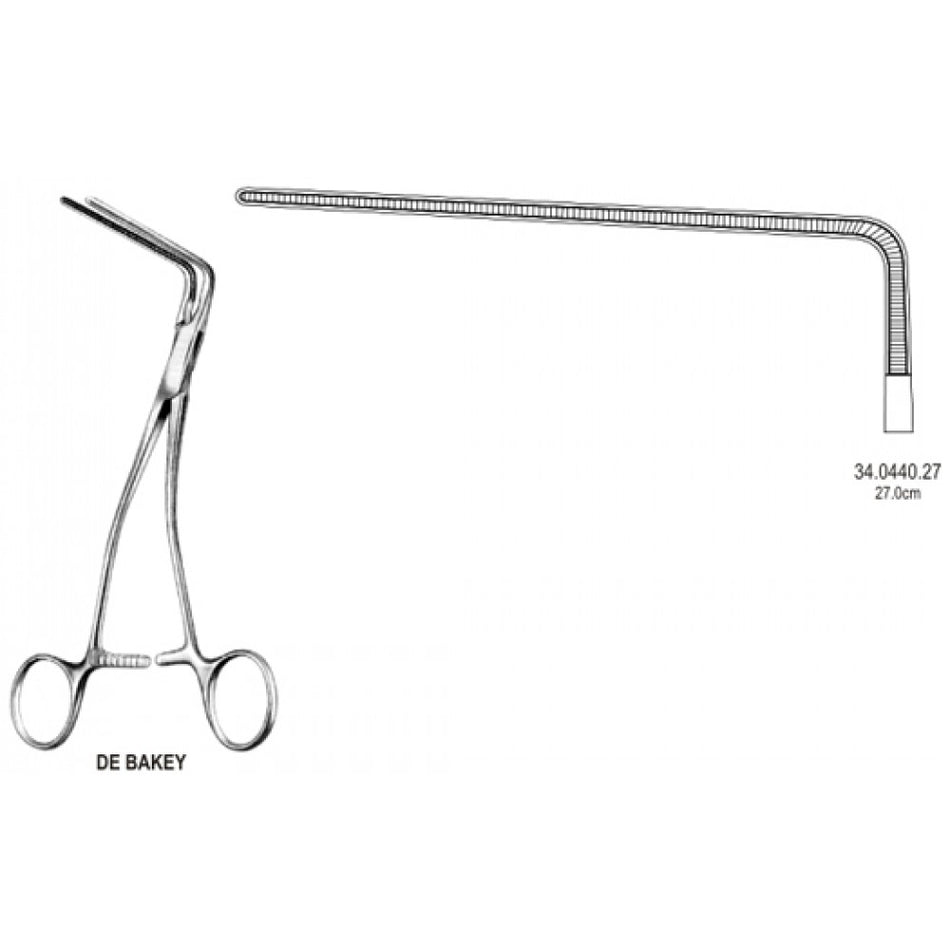 DeBakey Atraumatic Blood Vessel Forceps 27cm – Surgix Instruments