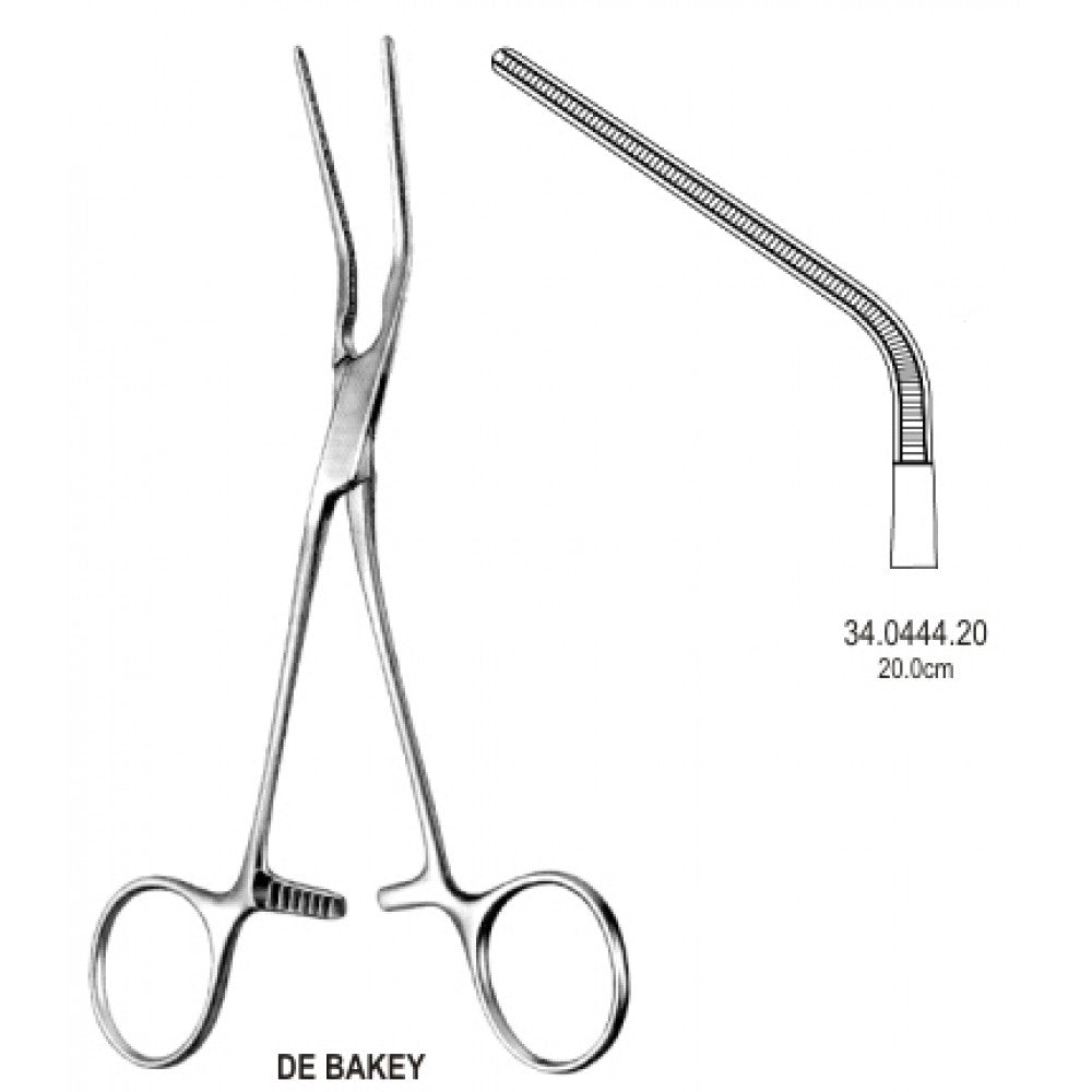 DeBakey Atraumatic Blood Vessel Forceps 20cm – Surgix Instruments