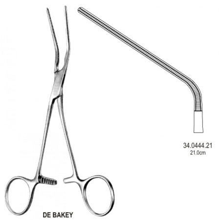 DeBakey Atraumatic Blood Vessel Forceps 21cm – Surgix Instruments