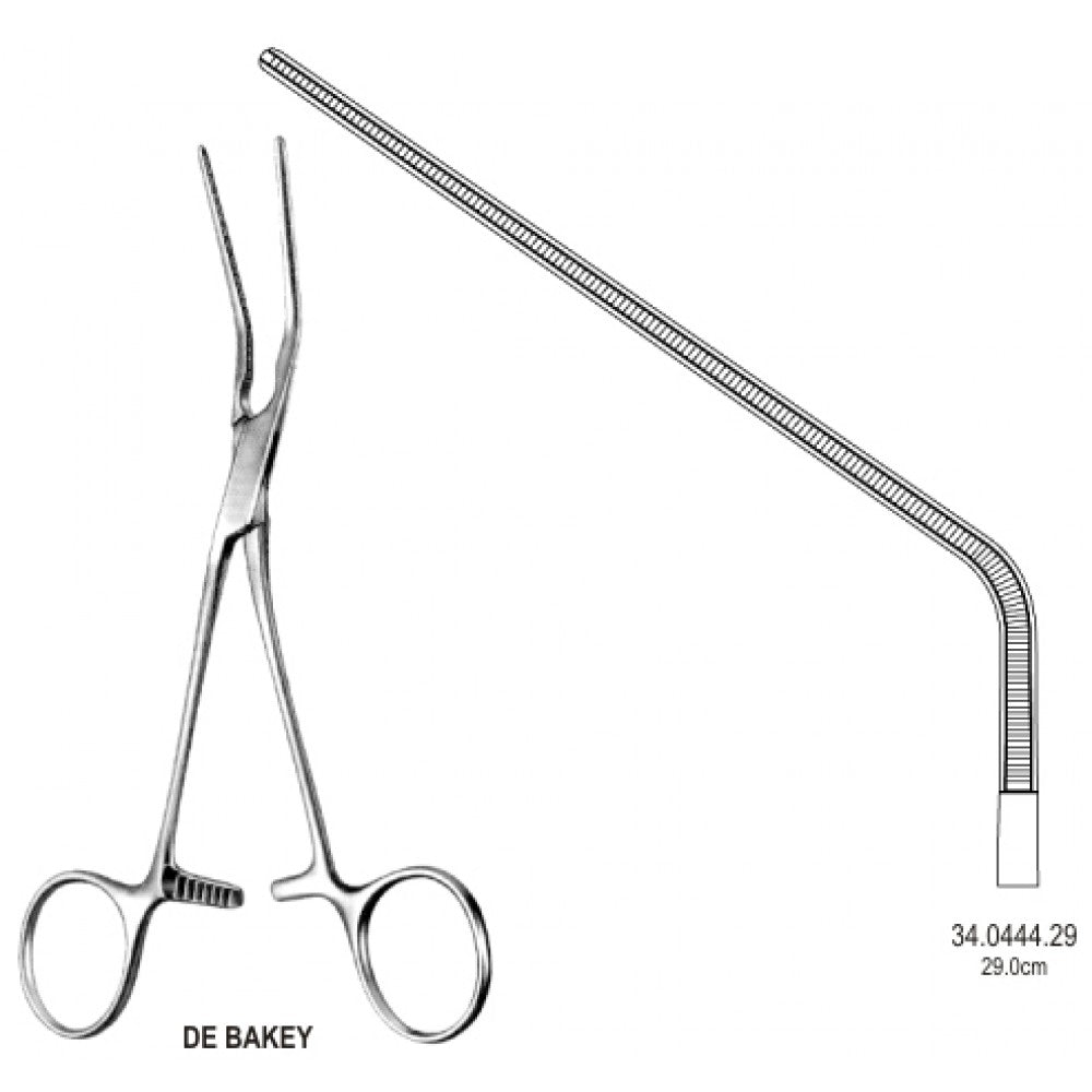 DeBakey Atraumatic Blood Vessel Forceps 29cm – Surgix Instruments