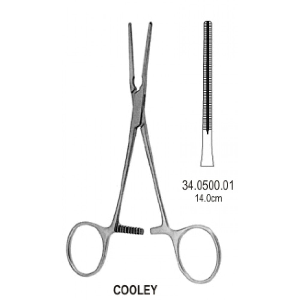 Cooley Neonatal and Pediatric Clamp del. 14cm – Surgix Instruments