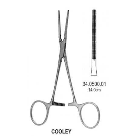 Cooley Neonatal and Pediatric Clamp del. 14cm – Surgix Instruments