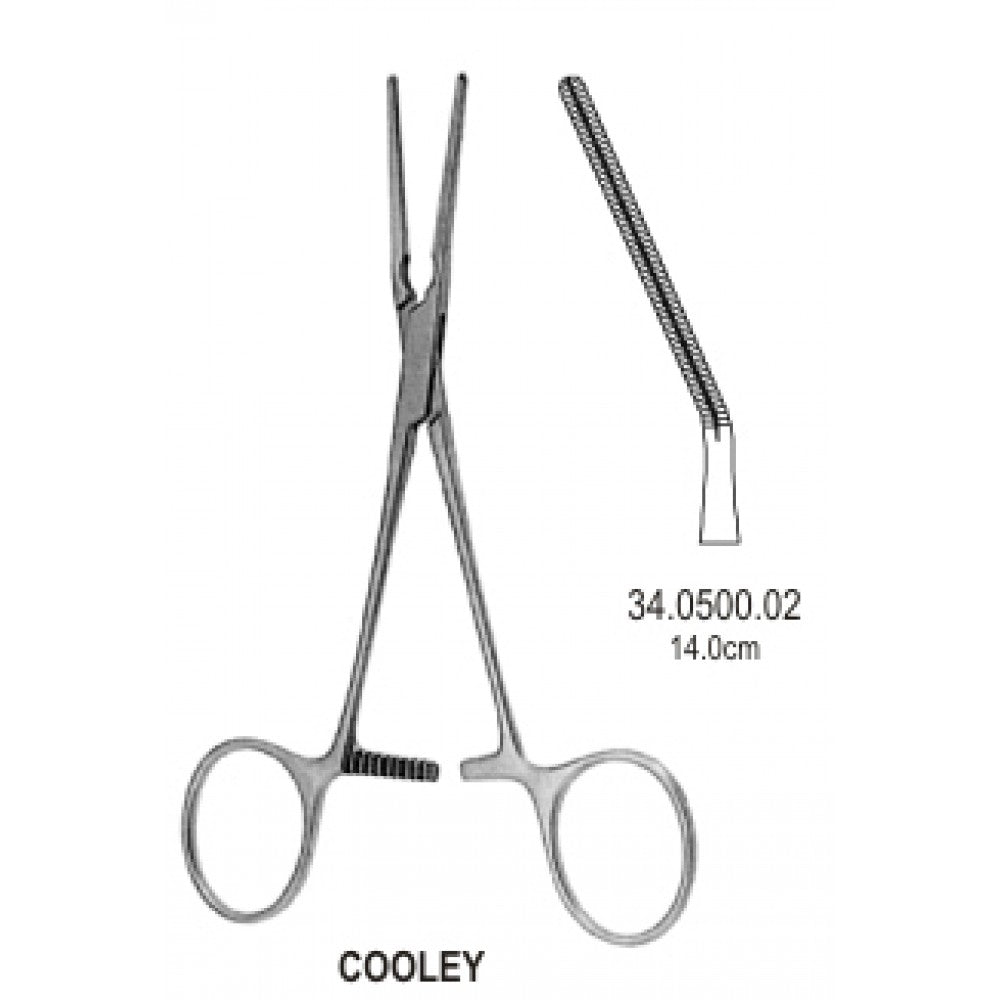 Cooley Neonatal and Pediatric Clamp del. 14cm – Surgix Instruments