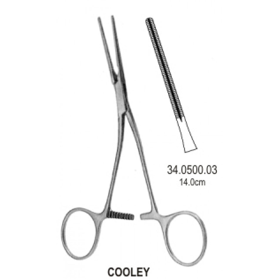 Cooley Neonatal and Pediatric Clamp del. 14cm – Surgix Instruments