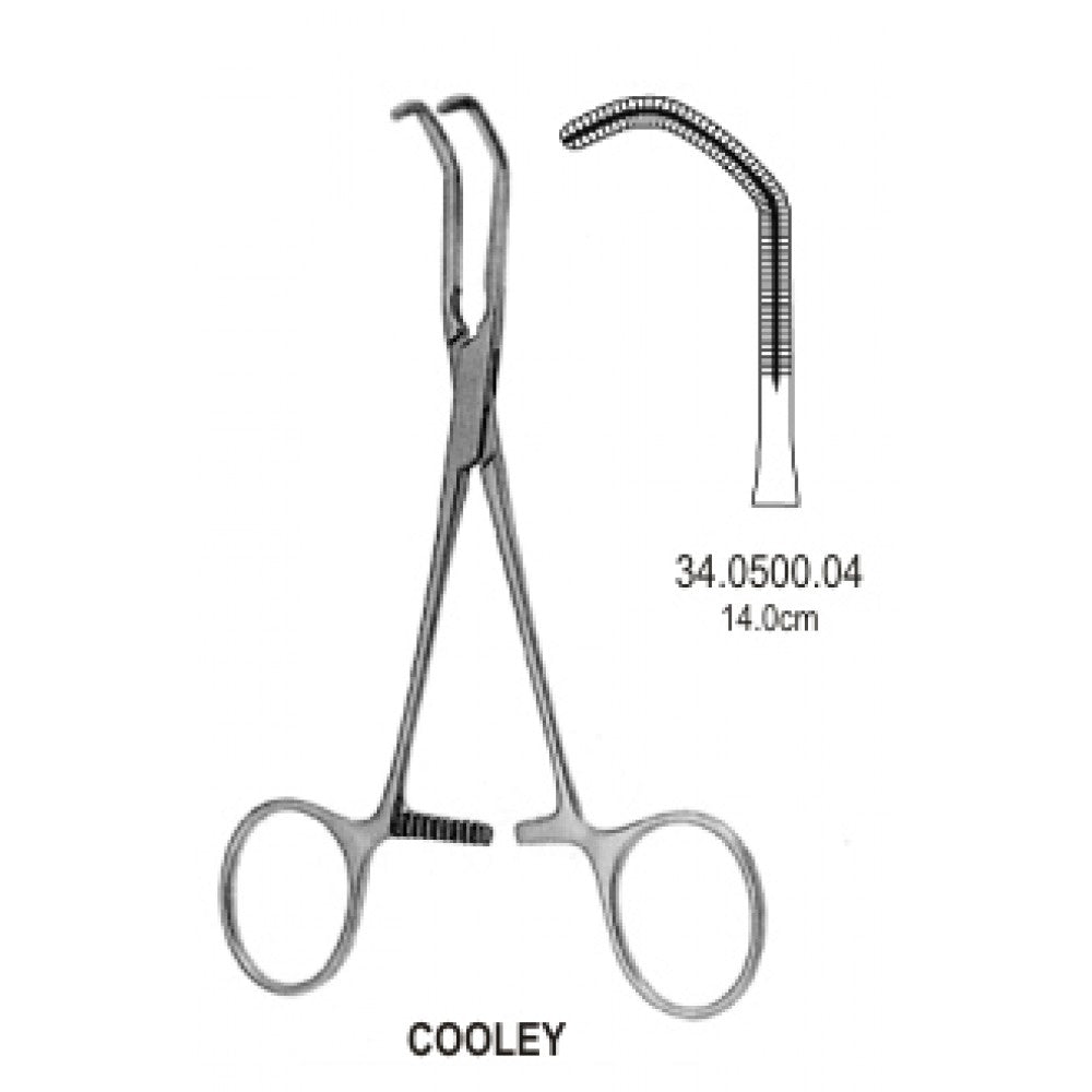 Cooley Neonatal and Pediatric Clamp del. 14cm – Surgix Instruments