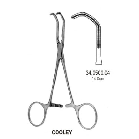 Cooley Neonatal and Pediatric Clamp del. 14cm – Surgix Instruments