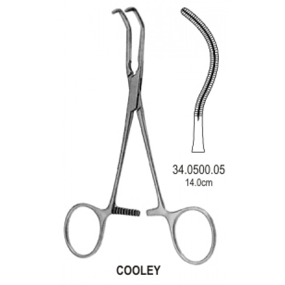 Cooley Neonatal and Pediatric Clamp del. 14cm – Surgix Instruments