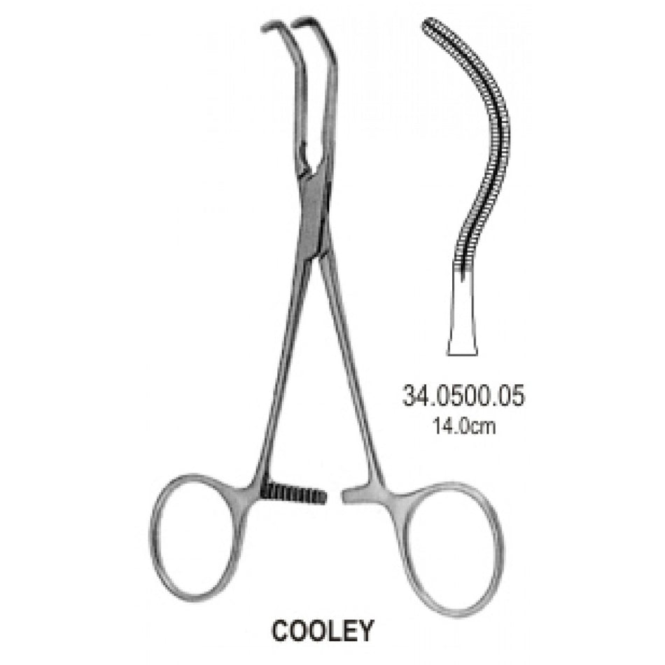 Cooley Neonatal and Pediatric Clamp del. 14cm – Surgix Instruments