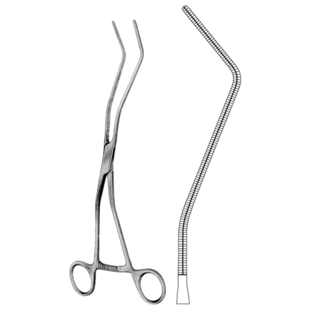 Cooley Atraumatic Multi purpose Clamp 26cm – Surgix Instruments