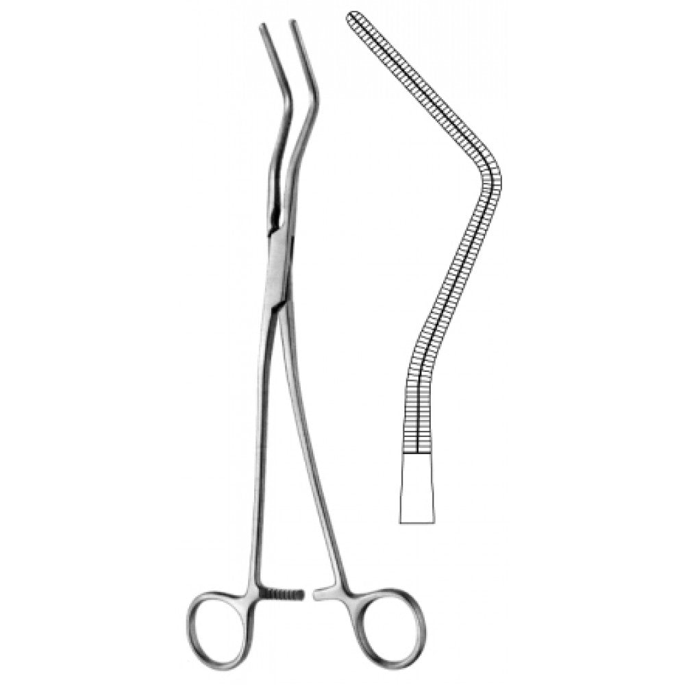 Cooley Atraumatic Multi purpose Clamp 27cm – Surgix Instruments