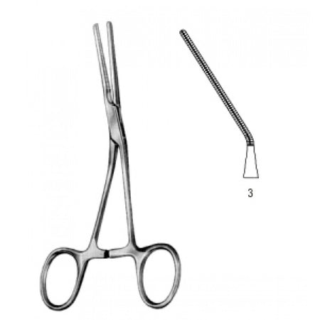 Neonatal and Pedi. Clamp Angled. deli.Fig.3 14.5cm – Surgix Instruments
