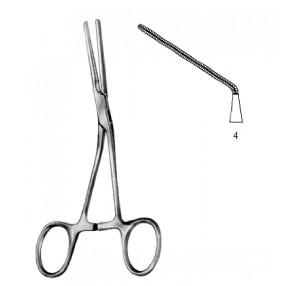 Neonatal and Pedi. Clamp Angled. deli.Fig.4 13.5cm – Surgix Instruments