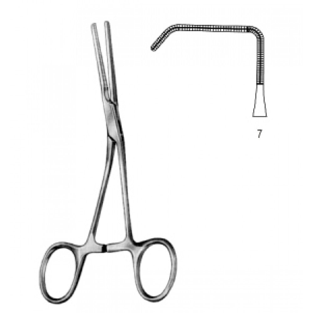 Neonatal and Pedi. Clamp Angled. deli.Fig.7 13.5cm – Surgix Instruments