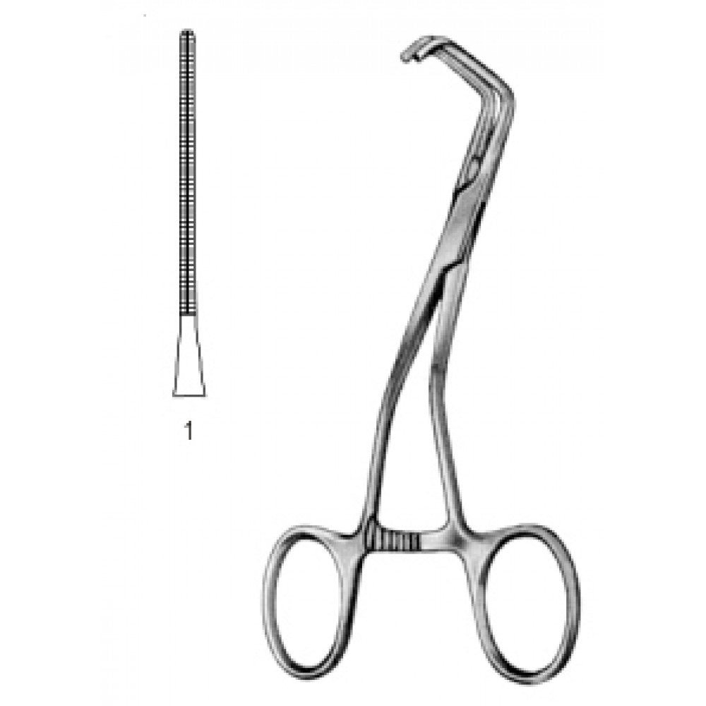 Neonatal and Pedi. Clamp Curved deli. Fig.1 14cm – Surgix Instruments